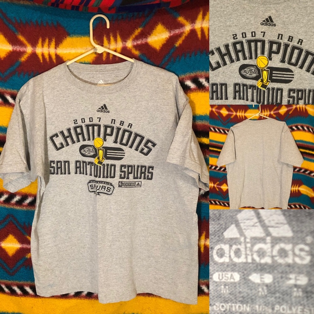 2007 San Antonio Spurs Championship t shirt size m